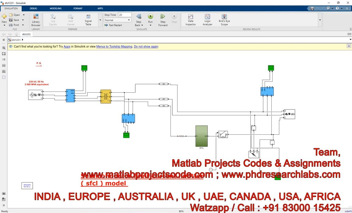 Semiconductor Fault Current Limiter Sfcl In Power System __ Sfcl __ Matlab __ Simulink Projects project simulation thumbnail for Renewable Energy Engineering