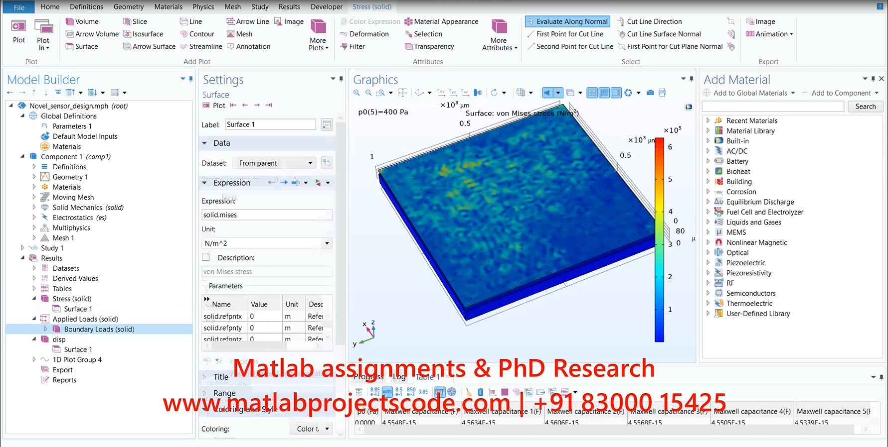 Sensor Design And Analysis In Comsol - Comsol Project project simulation thumbnail for Electronics Engineering