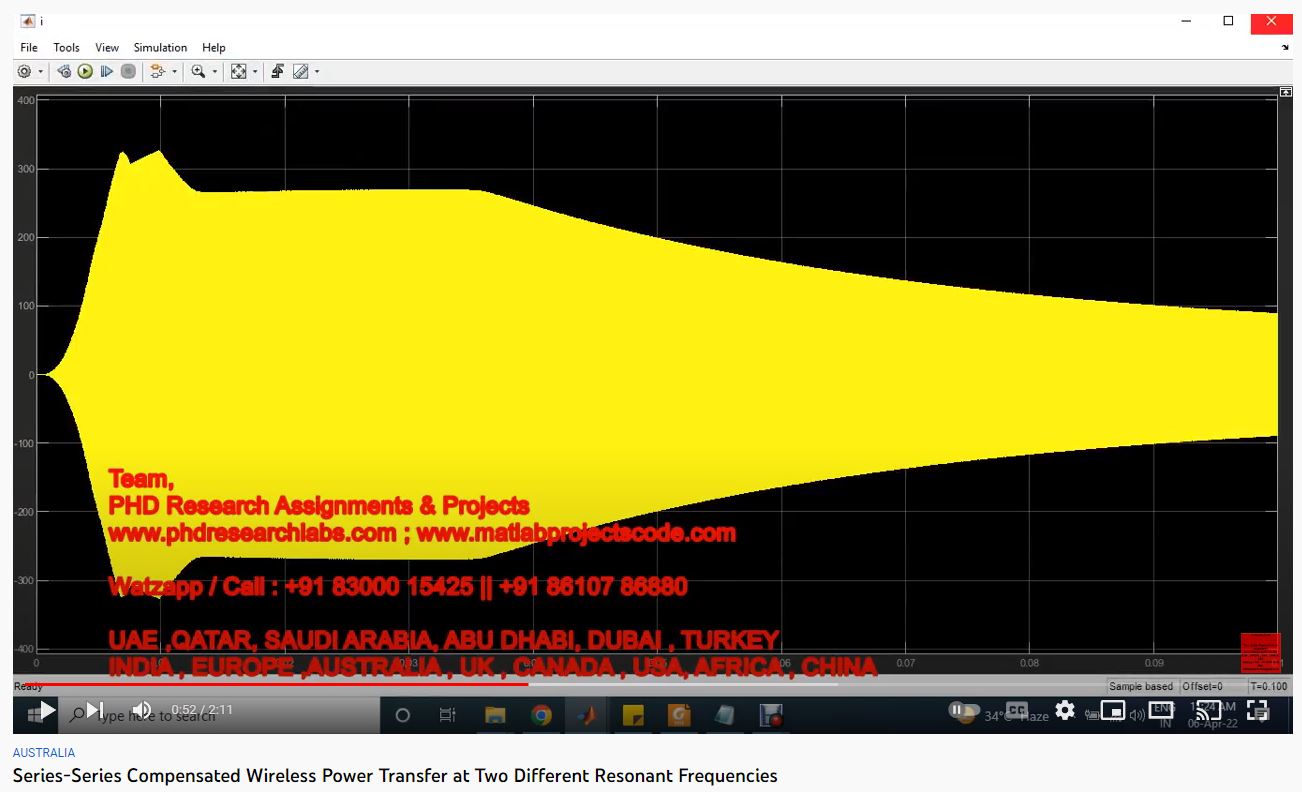 Series-Series Compensated Wireless Power Transfer at Two Different Resonant Frequencies project simulation thumbnail for Electromagnetics and RF Engineering