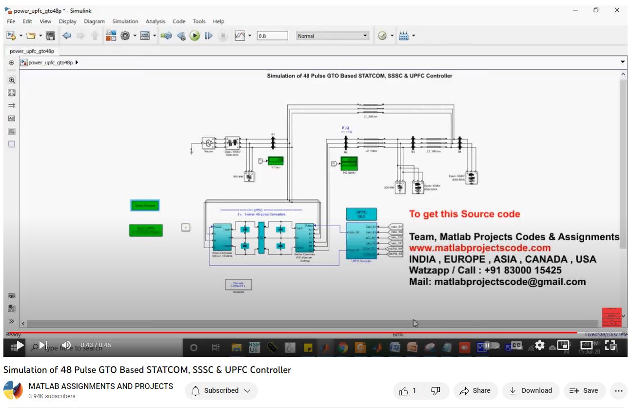 Simulation Of 48 Pulse Gto Based Statcom Sssc Upfc Controller project thumbnail image