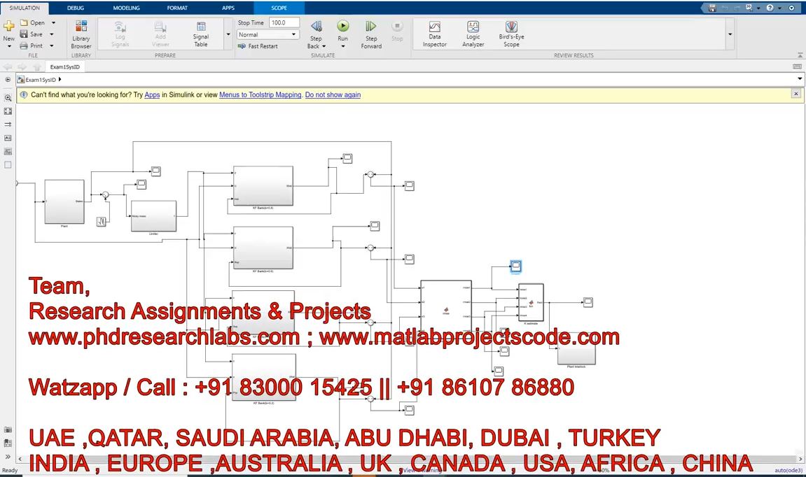 Simulink Project On Detecting Faults In Plant Using Kalman Filter Bank _ Matlab Simulink _ Fault project simulation thumbnail for Electrical Engineering
