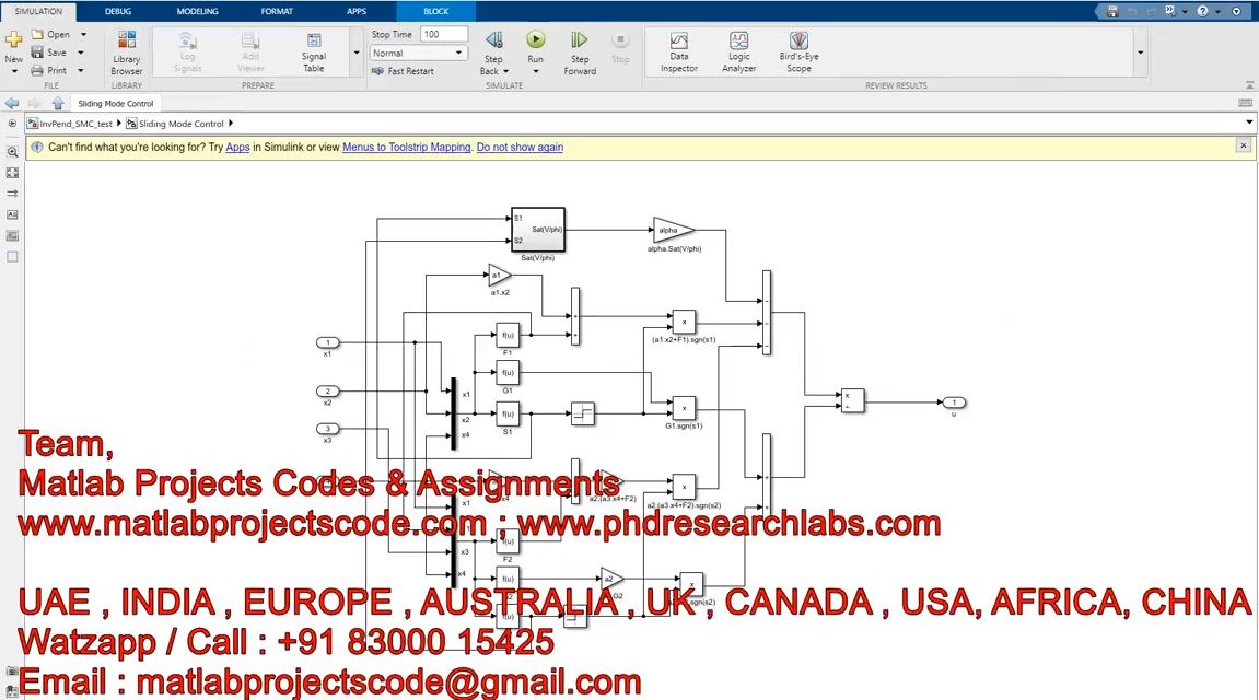 Sliding Mode Control For Inverted Pendulum __ Matlab __ Simulink __ Smc __ Inverter Pendulum __ Smc project simulation thumbnail for Mechanical, EV and Mechatronics Engineering