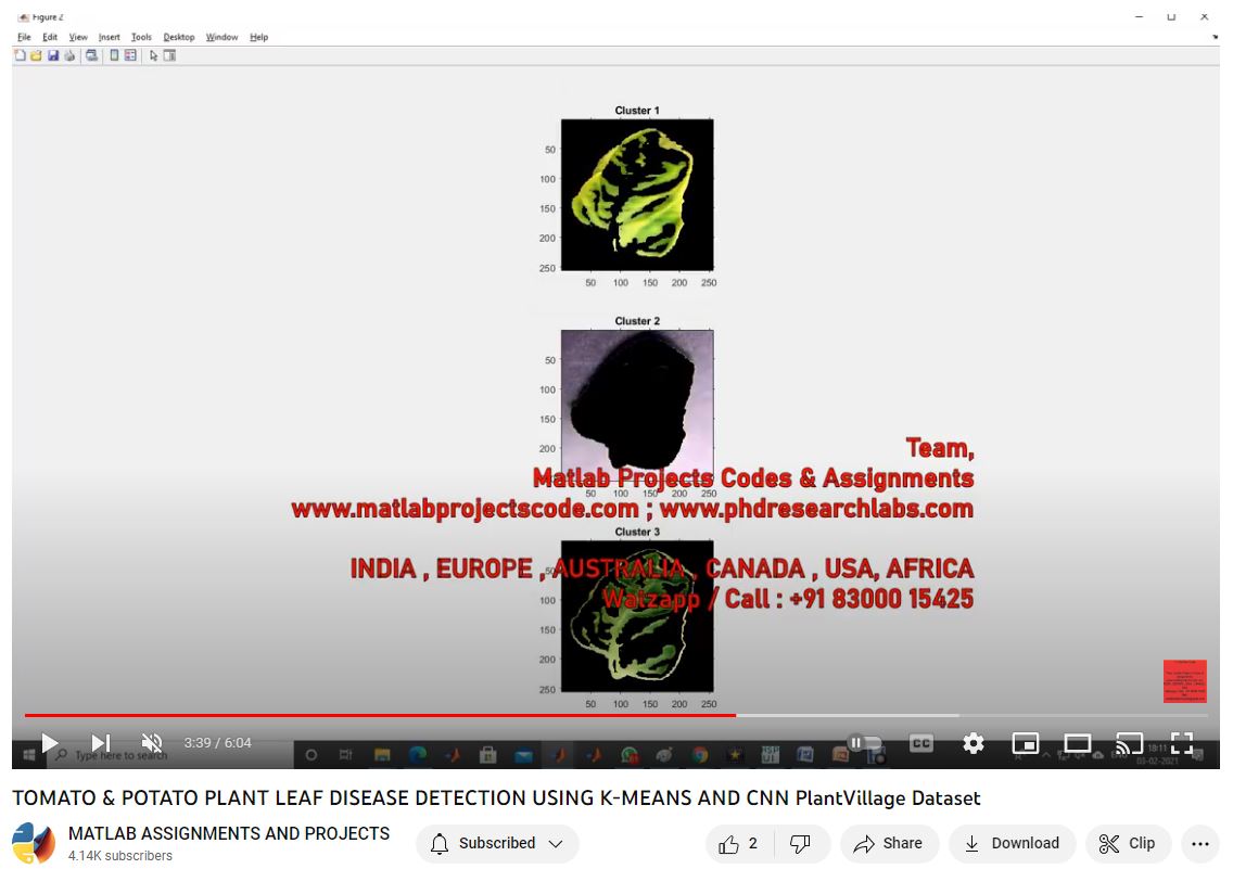 Tomato Potato Plant Leaf Disease Detection Using K-Means And Cnn Plantvillage Dataset project thumbnail image