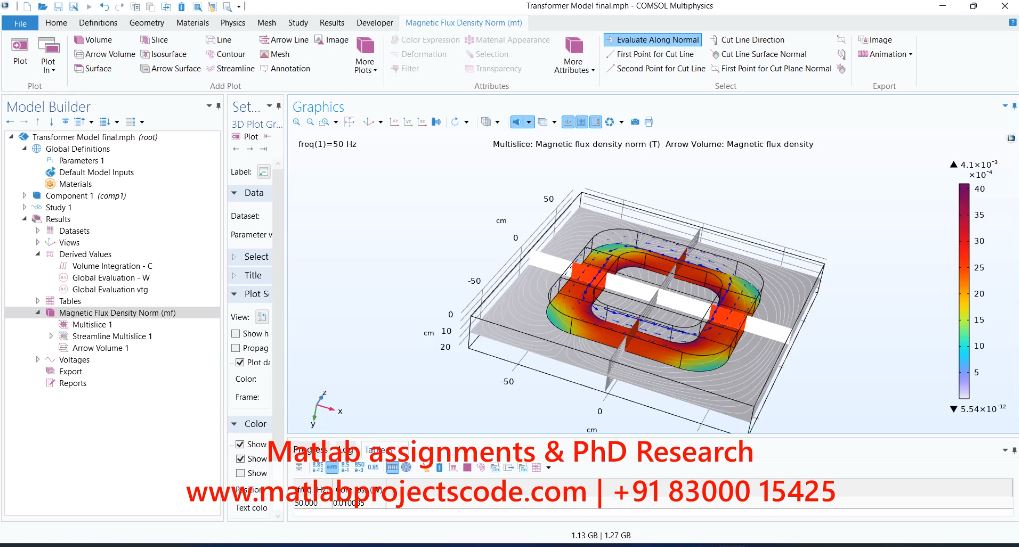 Transformer Modelling Using Comsol Multiphysics project simulation thumbnail for Electronics Engineering