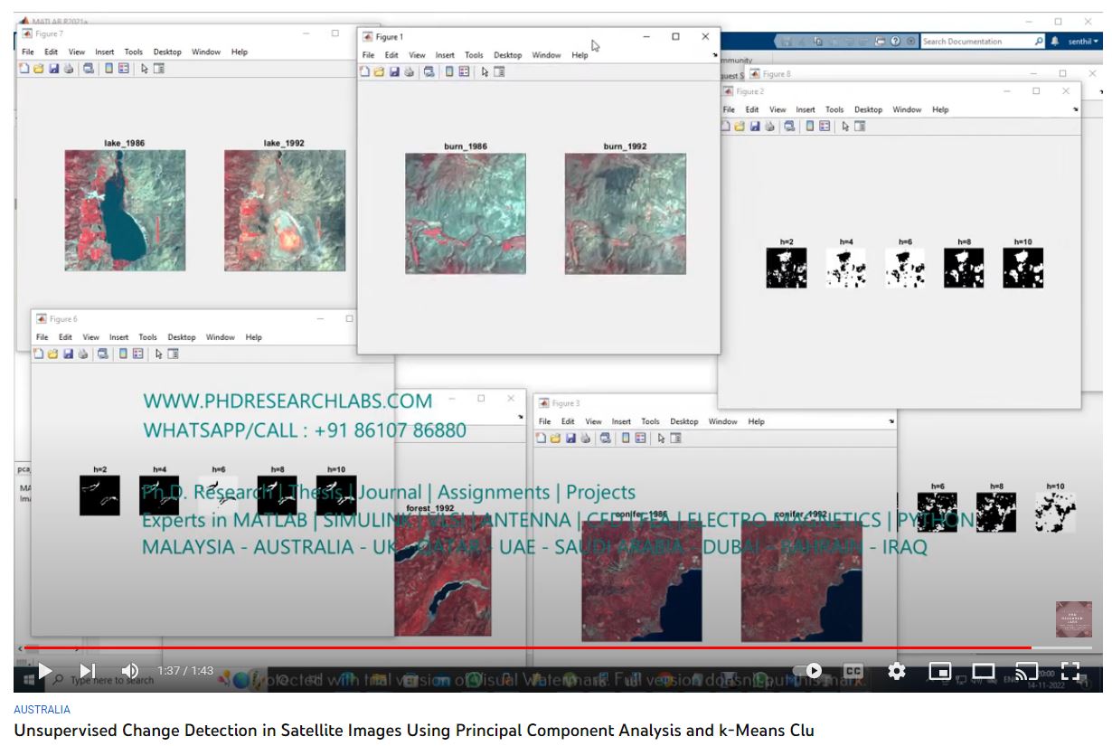 Unsupervised Change Detection in Satellite Images using Principal Component Analysis and K-Means Clustering project simulation thumbnail for Signal Processing and AI Engineering