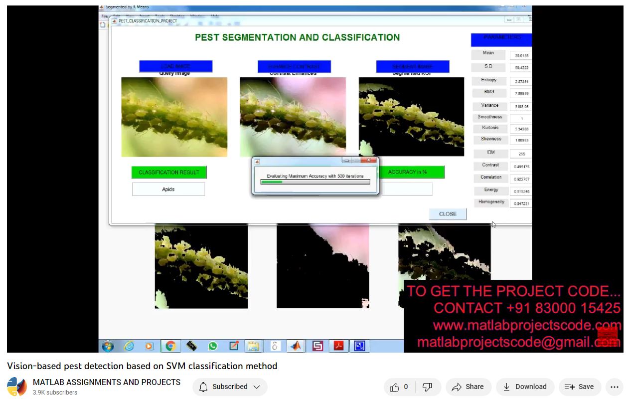 Vision-Based Pest Detection Based On Svm Classification Method project simulation thumbnail for Signal Processing and AI Engineering