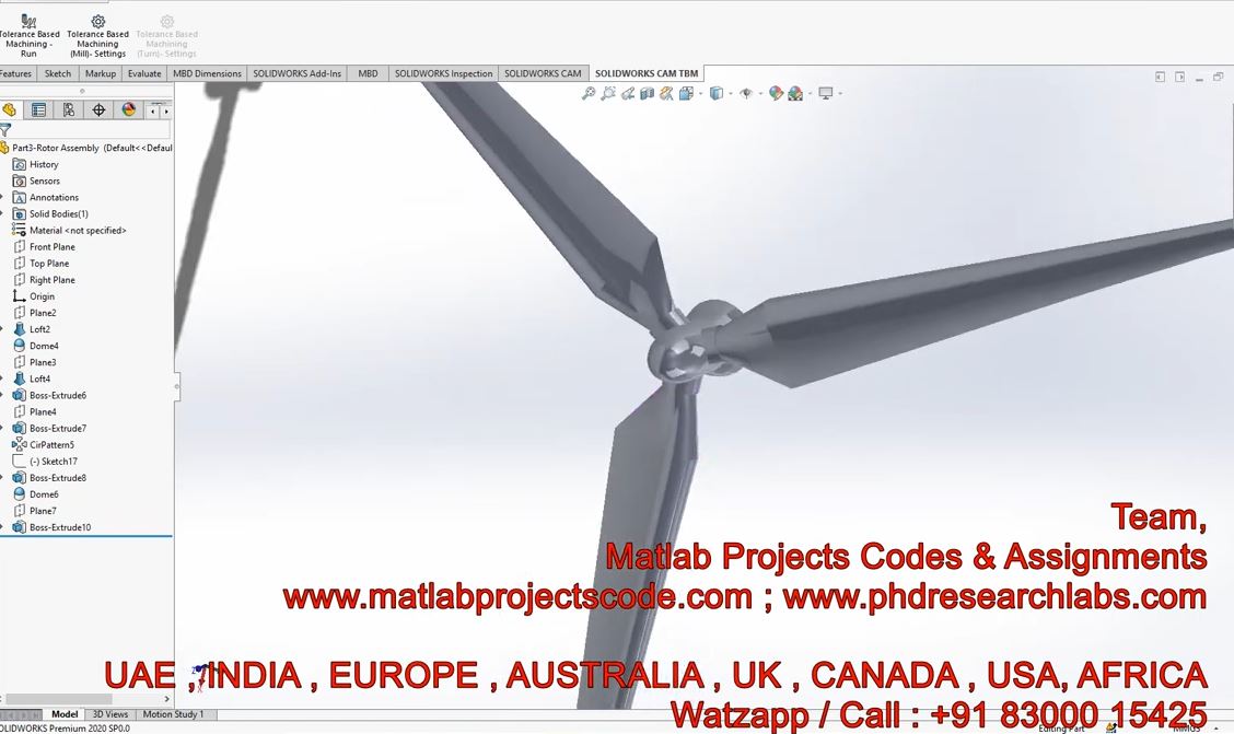 Wind Turbine In Solidworks __ Wind Turbine __ Solidworks project simulation thumbnail for Renewable Energy Engineering
