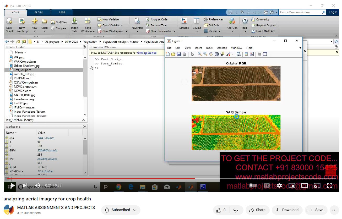 Analyzing Aerial Imagery For Crop Health project simulation thumbnail for Signal Processing and AI Engineering