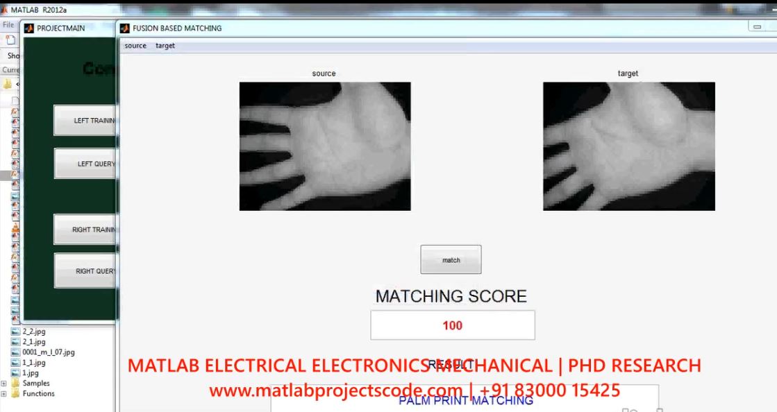 Combining Left And Right Palmprint Images For More Accurate Peronal Identification project simulation thumbnail for Signal Processing and AI Engineering