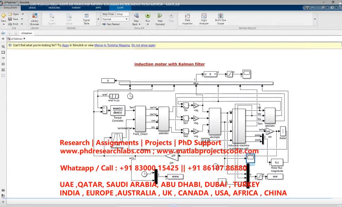 Induction Motor With Kalman Filter Matlab Simulink Model Kalman Filter Induction Motor _ Matlab project simulation thumbnail for Mechanical, EV and Mechatronics Engineering