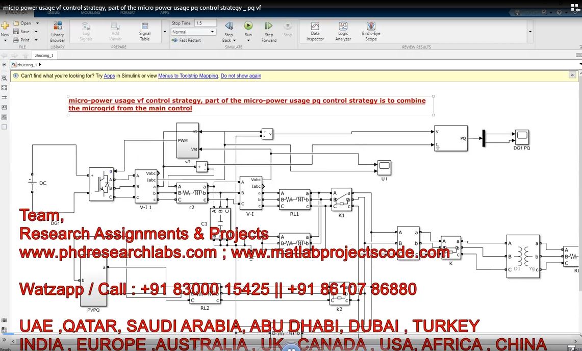 Micro Power Usage Vf Control Strategy Part Of The Micro Power Usage Pq Control Strategy _ Pq Vf project simulation thumbnail for Renewable Energy Engineering